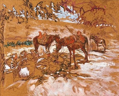 Patrice LAURIOZ (Né en 1959)
« Préparatifs...