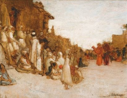 Gustave GUILLAUMET (1840-1887)
La noce arabe...