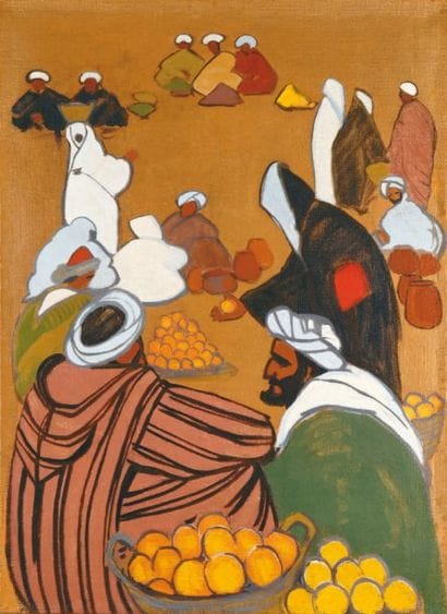 Hélène VOGT (1902-1994)
Marché au Maroc Huile...