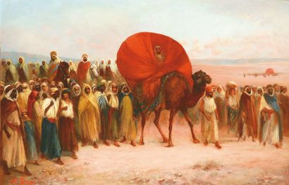 Honoré BOZE (1830-1908)
Le palanquin de la...