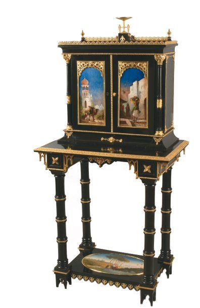 Exceptionnel cabinet de collectionneur en...