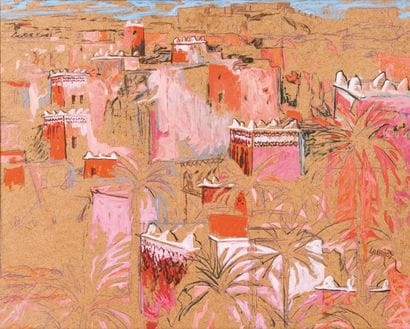 Patrice LAURIOZ (Né en 1959)
« Ksour, Kasbahs,...