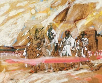 Patrice LAURIOZ (Né en 1959)
« Procession...