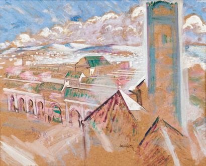 Patrice LAURIOZ (Né en 1959)
« Fès, Minaret,...