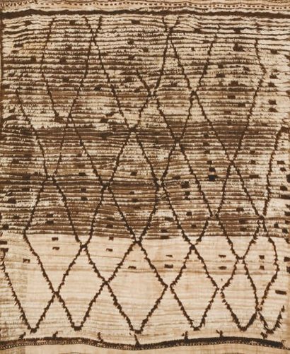 Un Tapis Azilal, Maroc. Atelier villageois...