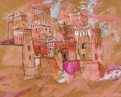 Patrice LAURIOZ (Né en 1959)
« Ksar avec...
