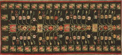 Ancien Tissage-tapisserie Roumain dit Bessarabien...