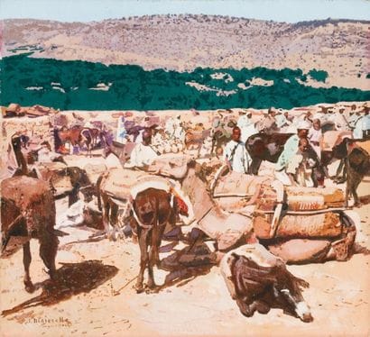 Jacques MAJORELLE (1886-1962)
Marché dans...