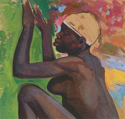 Jacques MAJORELLE (1886-1962)
Etude de femme...