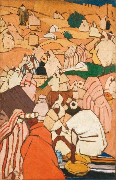 Marcelle ACKEIN (1882-1952)
Assemblée devant...