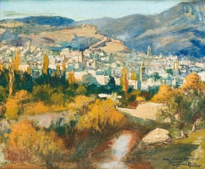 Henri PONTOY (1888-1968)
Vue de Fès Huile...