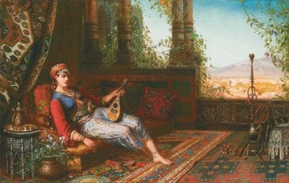 Pierre TETAR VAN ELVEN (1828/31-1908)
Odalisque...