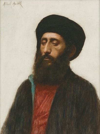 Albert AUBLET (1851-1938)
Portrait d'un derviche...