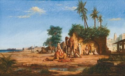 Henri DURAND BRAGER (1814-1879)
La halte...