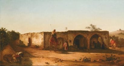 Pierre-François LEHOUX (1803-1892)
Caravansérail...