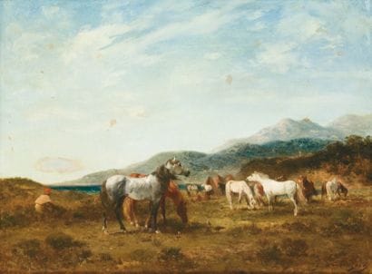 Georges WASHINGTON (1827-1910)
Chevaux au...