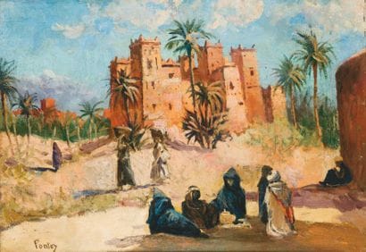 Henri PONTOY (1888-1968)
Casbah dans le Sud...
