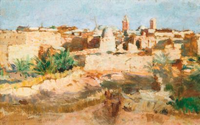 Etienne DINET
Vue de Bou Saâda Huile sur...