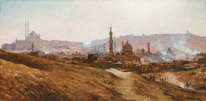 Étienne DINET (1861-1929)
Le Caire, Brume,...