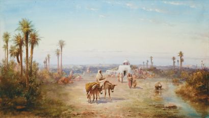 Paul PASCAL (1867- ?)
« Halte au bord d'un...