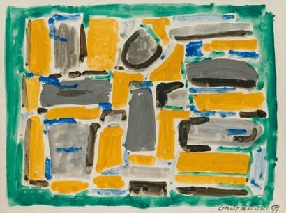 Jilali GHARBAOUI (1930-1971)
Abstraction...