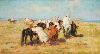 Henry SENE (1889-1961)
Le départ de la Fantasia,...