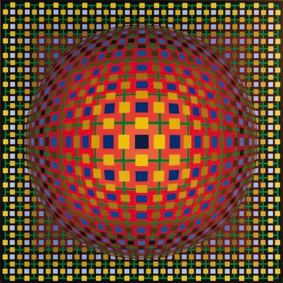 Victor VASARELY (1906-1997)
Composition Sérigraphie...