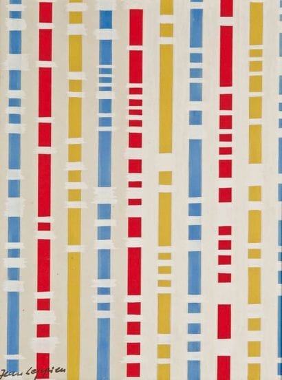 Jean LEPPIEN (1910-1991)
Composition Gouache...