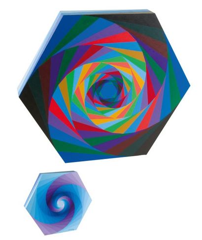 Victor VASARELY (1906-1997)
Sculpture cynétique...