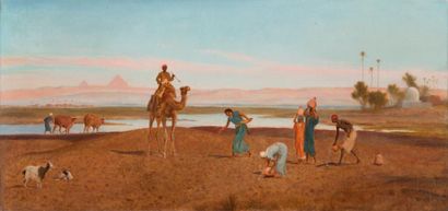 Frédérick GOODALL (1822-1904) Les semeurs...