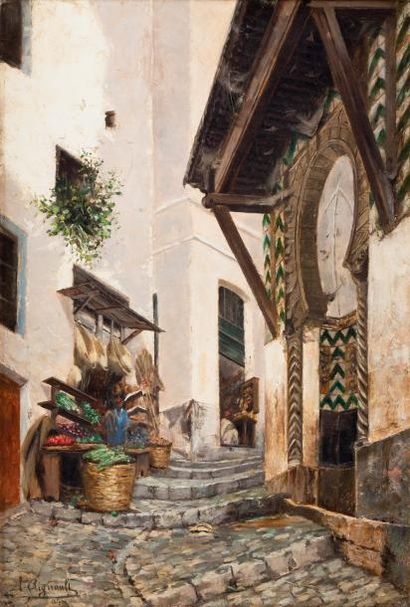 Emile REGNAULT DE MAULMAIN (1836-1897) Marchand...