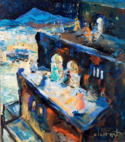 Jean Emile LAURENT (1906- ?) Les toits de...