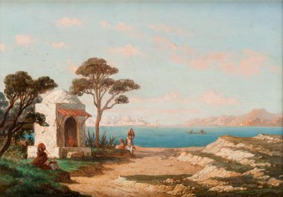 Augustine SIMONET (1862-1926) Vue sur le...