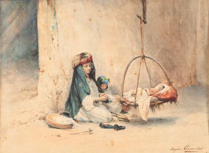 Eugène GIRARDET (1853-1907) Ouled nail et...