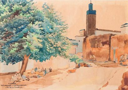 M. DE LA ROUERE (1905-1939) Le Petit marché...