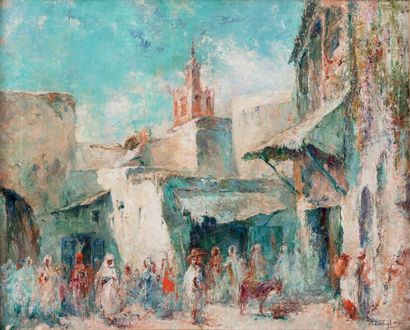 Edouard VERSCHAFFELT (1874-1955) Scène de...