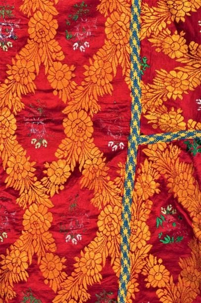 Caftan en soie, Amazigh, Maroc A silk Moroccan...