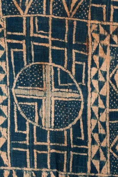 Tunique de Chasseur en technique Ndop, Bamiléké,...