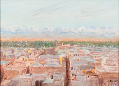 Joseph-Félix BOUCHOR (1853-1937) Les terrasses...