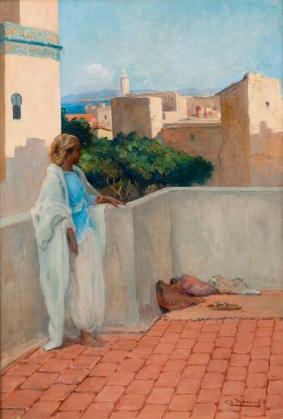 Charles MANCIET (1874-1963) Jeune femme de...