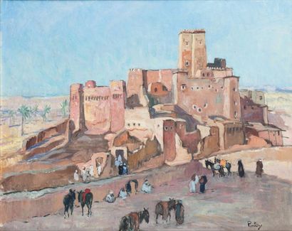 Henri PONTOY (1888-1968) Kasbah de l’Atlas...