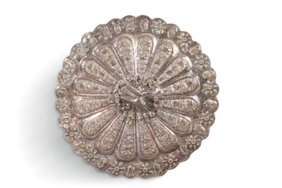 Miroir, en argent, Turquie ottomane, fin...