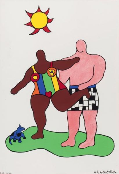 Niki De SAINT-PHALLE (née en France en 1930)...