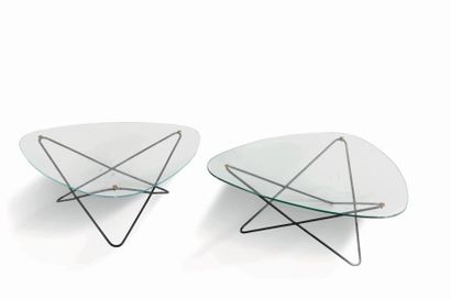 Jacques TOURNUS (XXe) Table basse de forme...