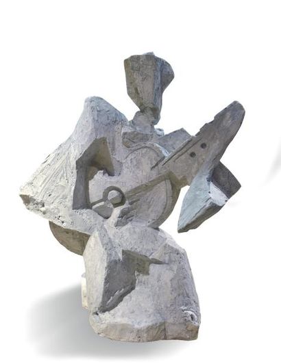Léon BORGEY (1888-1959)

Guitariste cubiste

Plâtre...