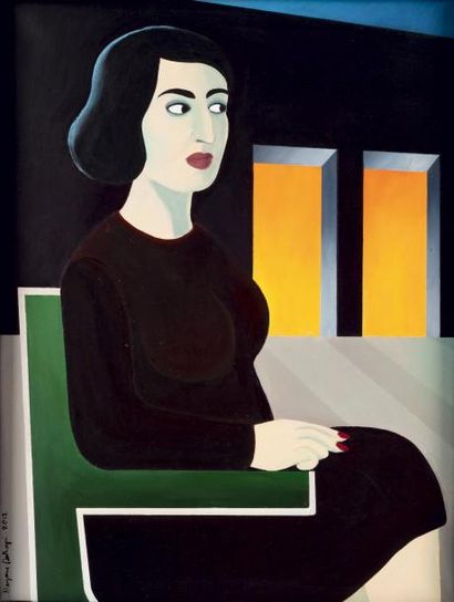 Marjane SATRAPI (née en 1969)

Femme assise

Acrylique...