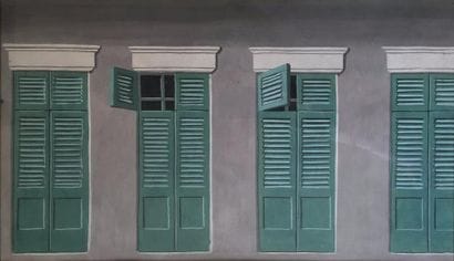 Félix LABISSE (1905-1982) Quatre fenêtres...
