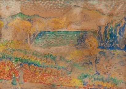 Lucien NEUQUELMAN (1909-1988) Le golfe de...