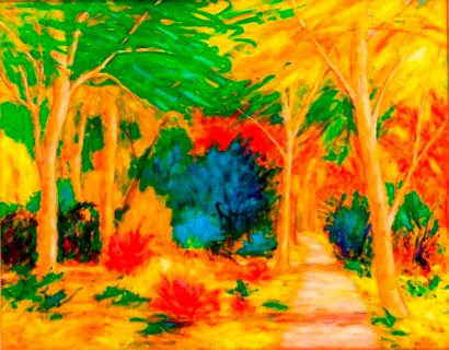Zarech MUTAFIAN (1907-1980)
Sous bois
Hu...