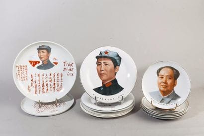 Chine, 2ème moitié du XXe siècle Lot de 12...